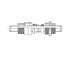 A8CMBFM2520sM25 Peppers  Ex Cable Gland A8CMBFM25/20s/M25 Brass IP66&amp;IP68@25m EExdeIIC M25&#160;male&#160;conn.